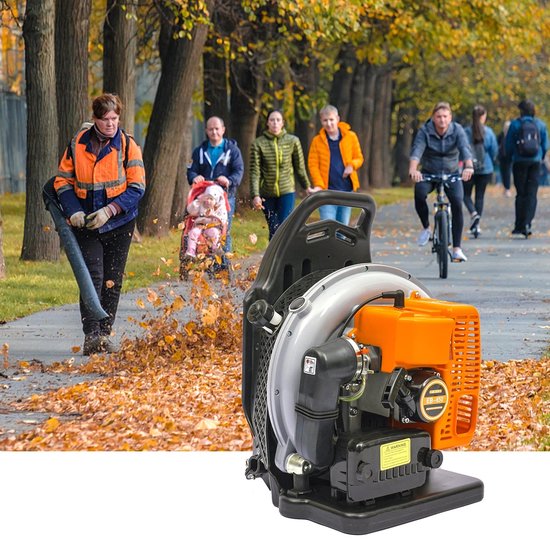 Shoppee bladblazer - Benzine Rugzak Blad Luchtgekoelde Blower 65cc 2-takt Commerciële Tuin Tool 2.7 Kw 6800r/m van Shoppee — afbeelding 3