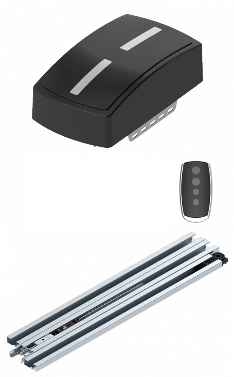 Select-Line 8 Garagedeuraandrijving 800N - Met 3-delige tandriemrail tot deurhoogte 250 cm - Voor deuren tot 8 m² / 90 kg - Inclusief 1 handzender