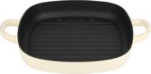 Smeg - Gietijzeren Grillpan - Crème - 26 x 26 CM