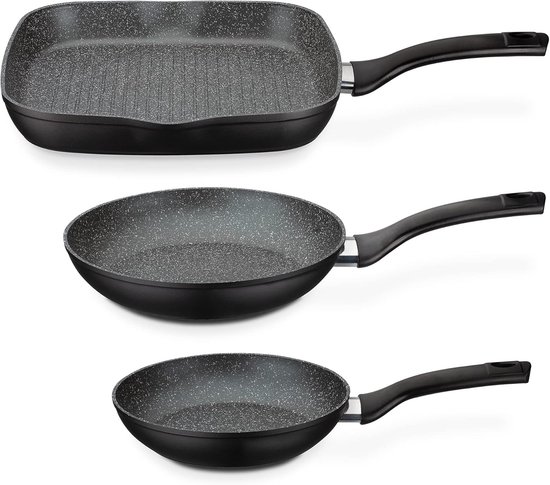 Pannenset Demeyere Black 5 (3-Delig