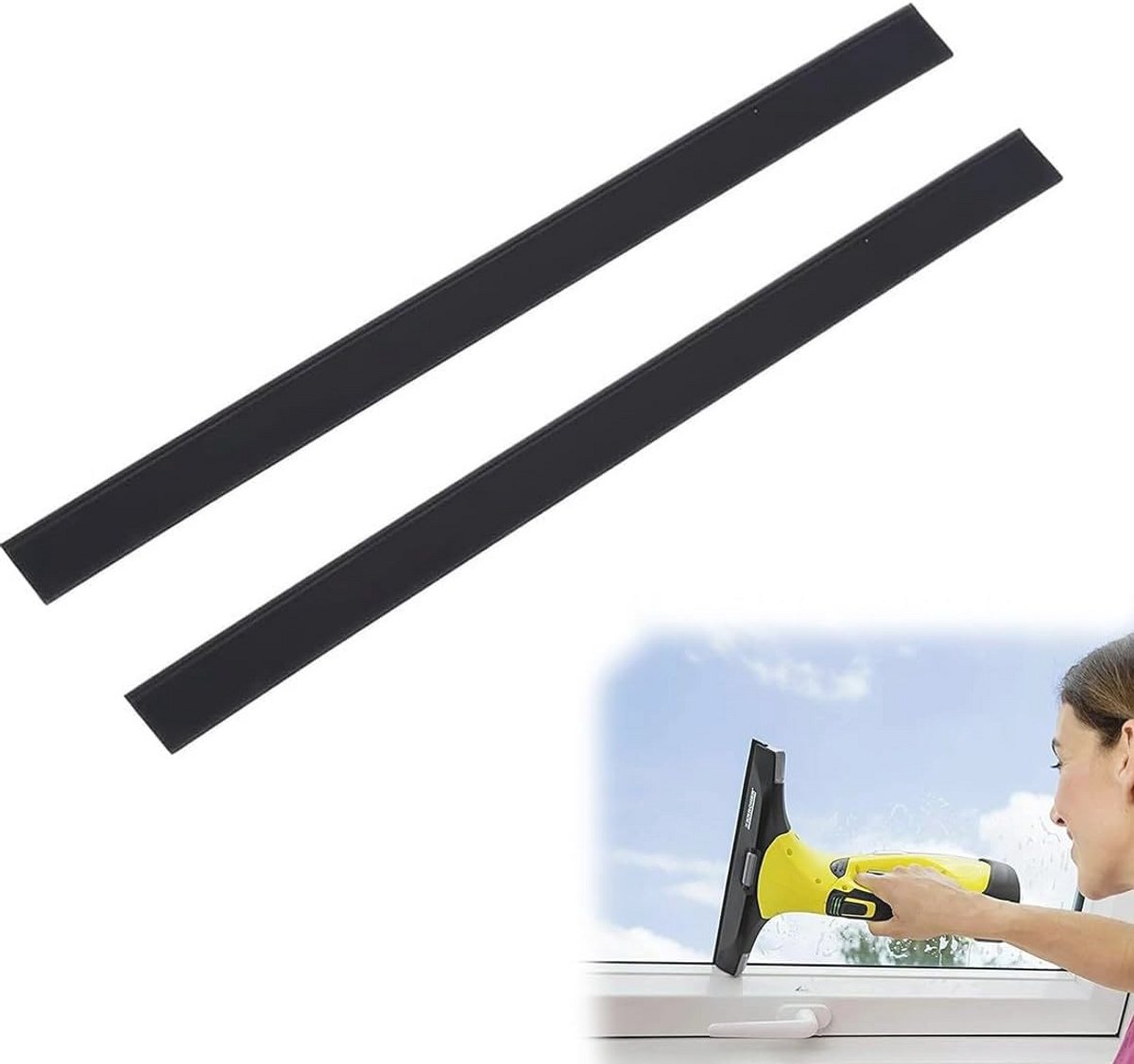 Druppelstofzuiger Accessoires - Reservelippen voor Raamzuiger 280 mm, Compatibel met Diverse Modellen