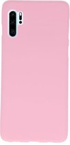 Color TPU Hoesje voor Huawei P30 Pro - Roze