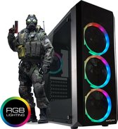 Bol.com omiXimo - Gaming PC - AMD Ryzen 5 4500 - RTX3060 - 16 GB RAM-512GB SSD - LC703B aanbieding
