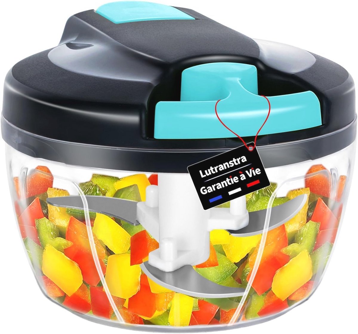 Handmatige hakmolen 550 ml - Groentesnijder en mini-hakmolen voor vlees en babyvoeding