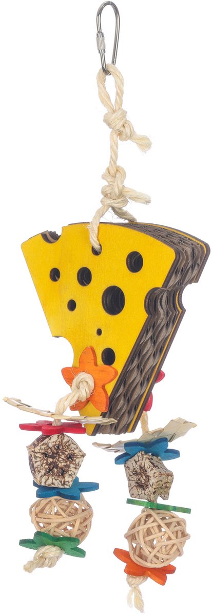 Adori Cheese Forager - Vogelspeelgoed - 40x11x11 cm Multi-Color