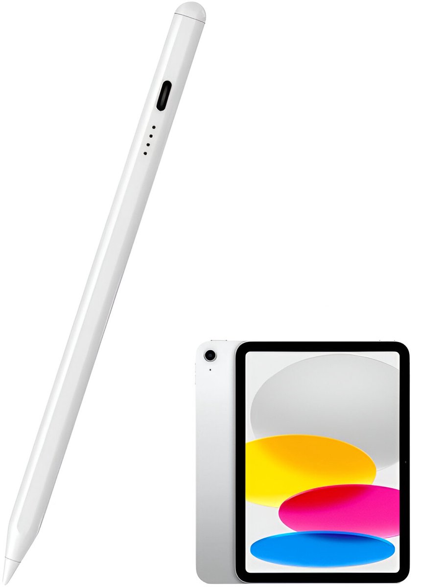Studio Air® SP3i Stylus Pen voor iPad - Alternatief voor Apple Pencil - USB-C Oplaadbare iPad Pen - Geschikt als Stylus Pen voor iPads vanaf 2018 - Wit