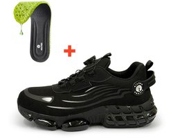 Silvex® Cloudwalk Veiligheidsschoenen - Memoryfoam zool - Werkschoenen voor Dames en Heren - Pijnverlichtend - Stalen Neus - Orthopedisch - Sneaker - Antislip - Unisex - Ademend en licht design - Maat 44