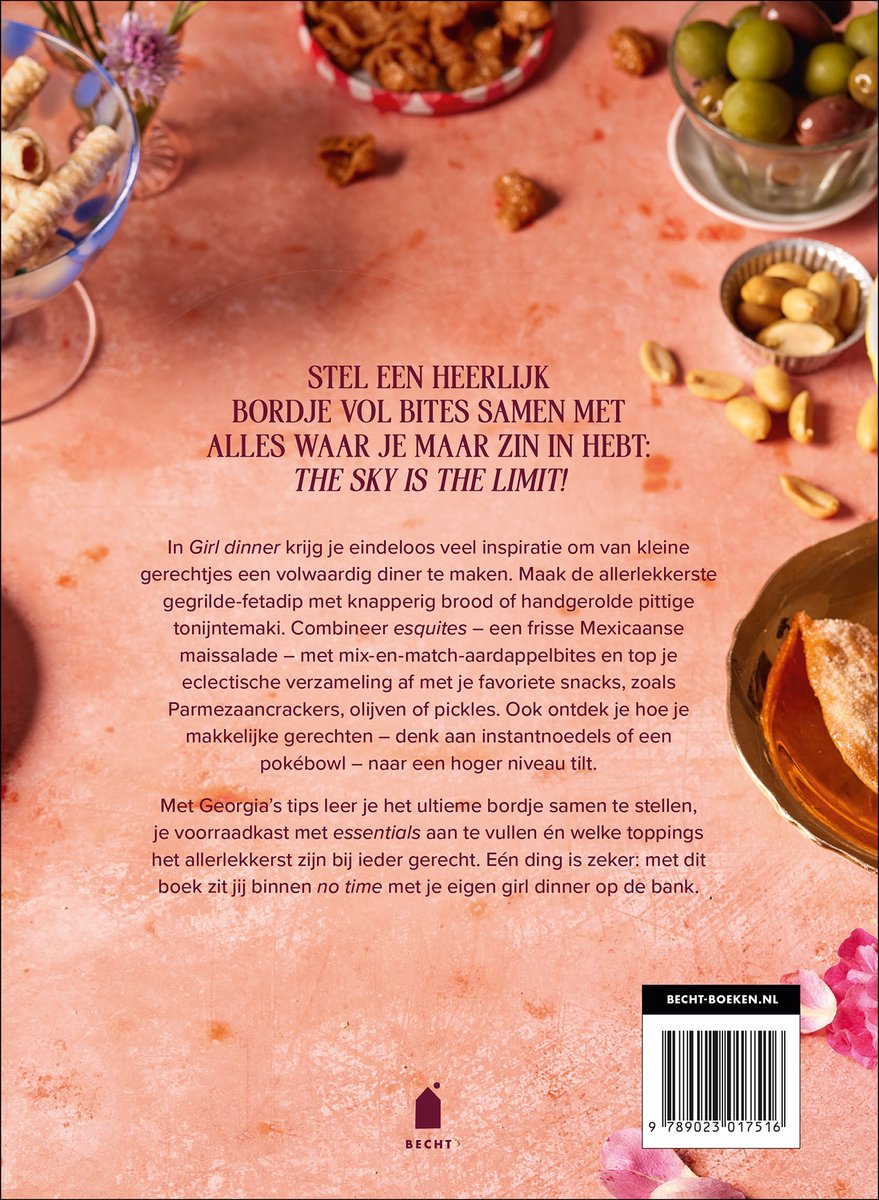 Girl dinner - back cover