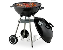 kogelbarbecue - Ø 41 cm - met wielen - opvangschaal voor as
