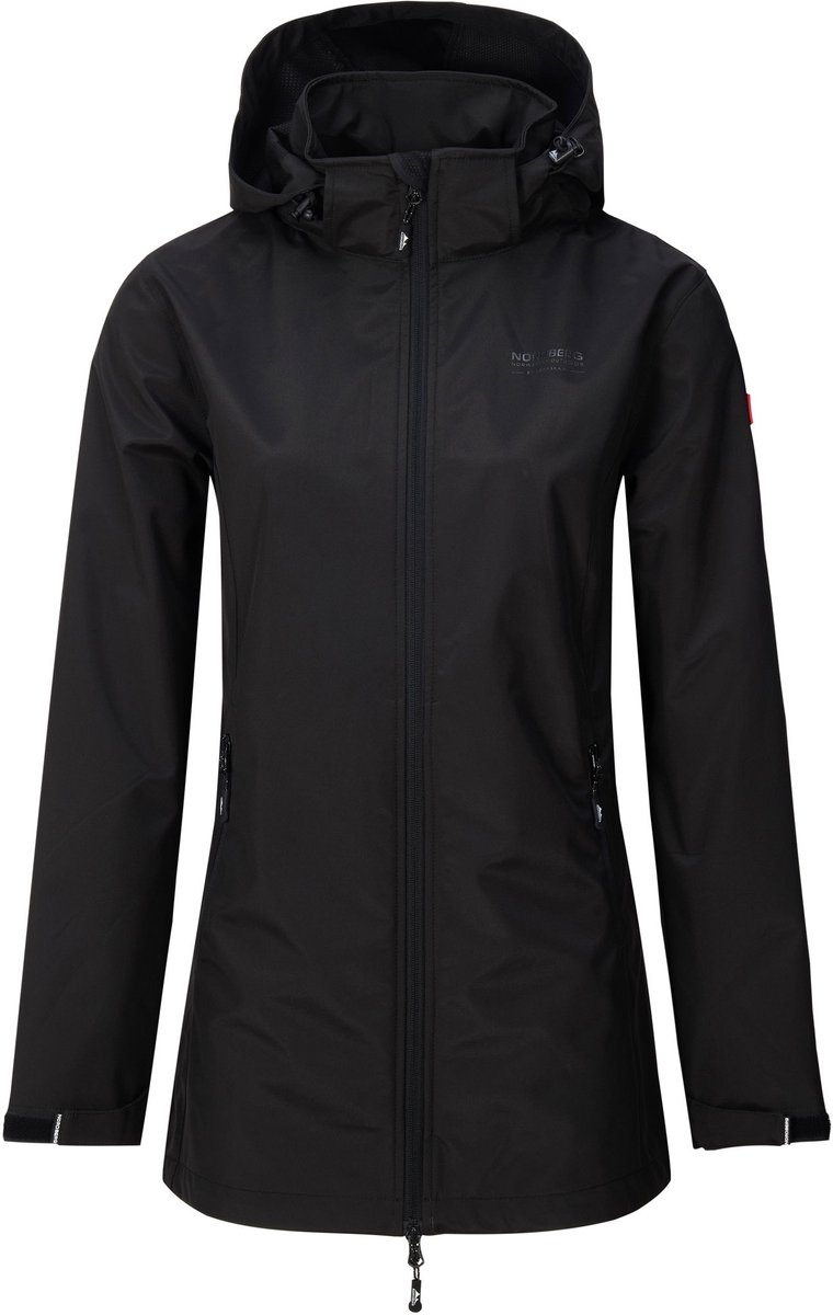 Nordberg Doriene Softshell Outdoorjas Dames Zwart