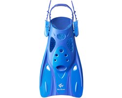 ReefTourer Zwemvliezen – Premium snorkelvinnen voor volwassenen, ideaal voor snorkelen en zwemmen – RF0106-BL-M Blauw / Maat M (35-42) / (22–26 cm)