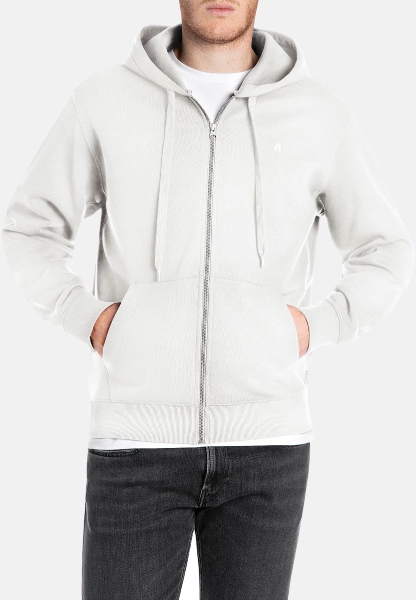 Replay Heren Sweatshirt regular fit Wit XL Volwassenen