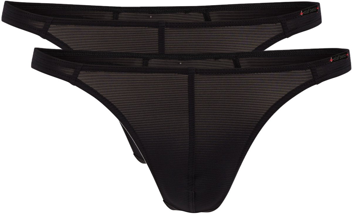 olaf benz Heren string 2 pack RED1201