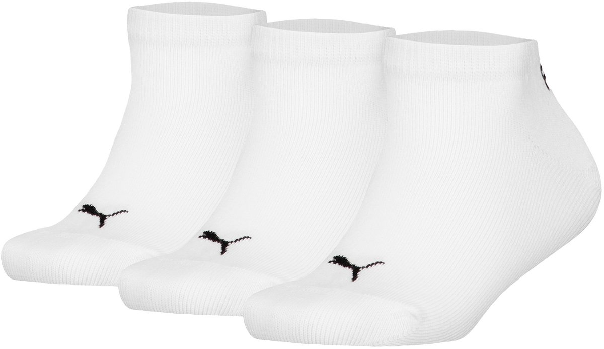 Puma Sokken Plain Sneaker 3P Set van 3 Wit