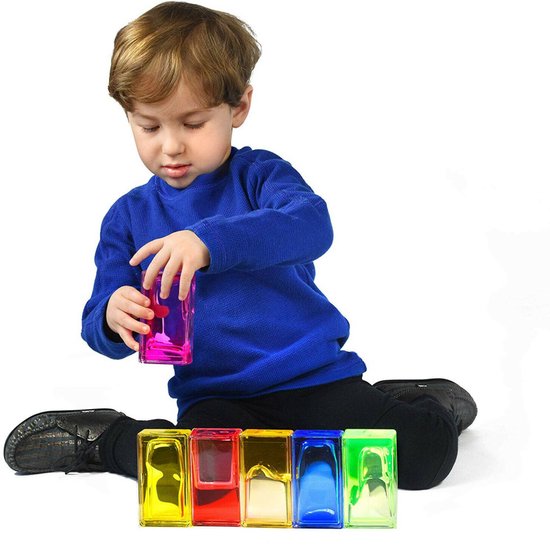 Cube Fidget Ooze (3x Rectangle) – Yellow, Rouge et Vert