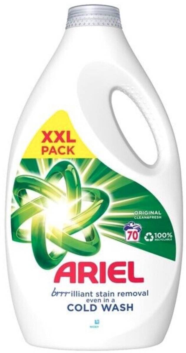 Ariel Wasmiddel Original 70 Wasbeurten - 4 x 2,45 liter - Voordeelverpakking