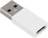 Coretek USB-A (m) - USB-C (v) adapter - USB3.0 / wit