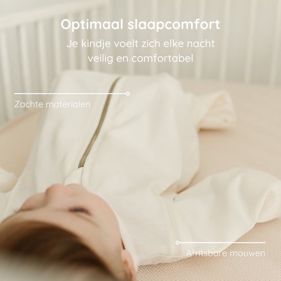 Puckababy 4 seizoenen Slaapzak Baby (6m-2,5y) - 4 Seasons - Pure van Puckababy — afbeelding 4