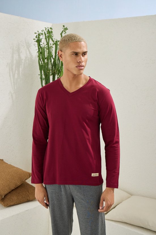 Pantoufles tricotés main en laine de mouton / menthe/beige / 3XL