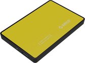 Orico HDD behuizing voor 2,5'' SATA HDD/SSD - USB3.0 (Micro USB) / kunststof / geel