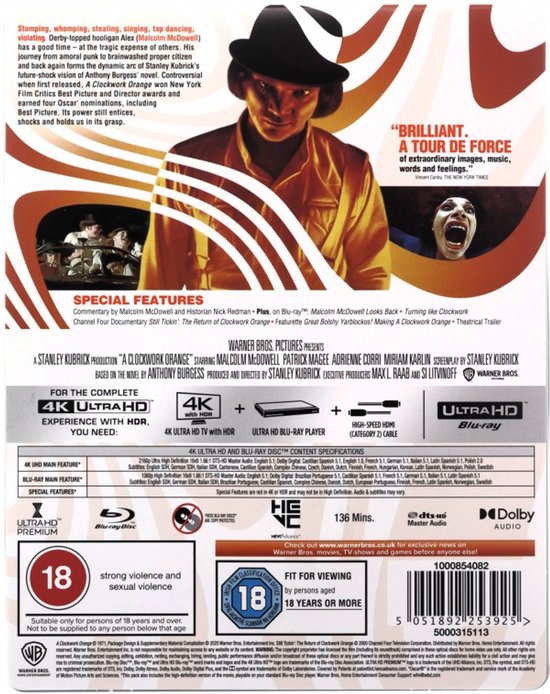 A Clockwork Orange [Blu-Ray 4K]+[Blu-Ray]