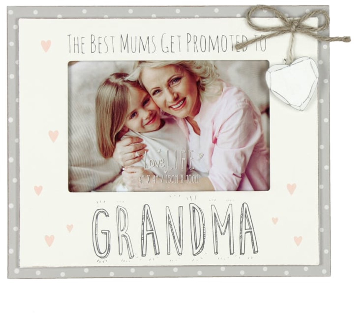 Love Life Fotolijst 'The Best Mums Get Promoted To Grandma' - Zwangerschapsaankondiging - Moederdag