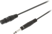 Sweex XLR (v) - 6,35mm Jack mono (m) audiokabel - 3 meter