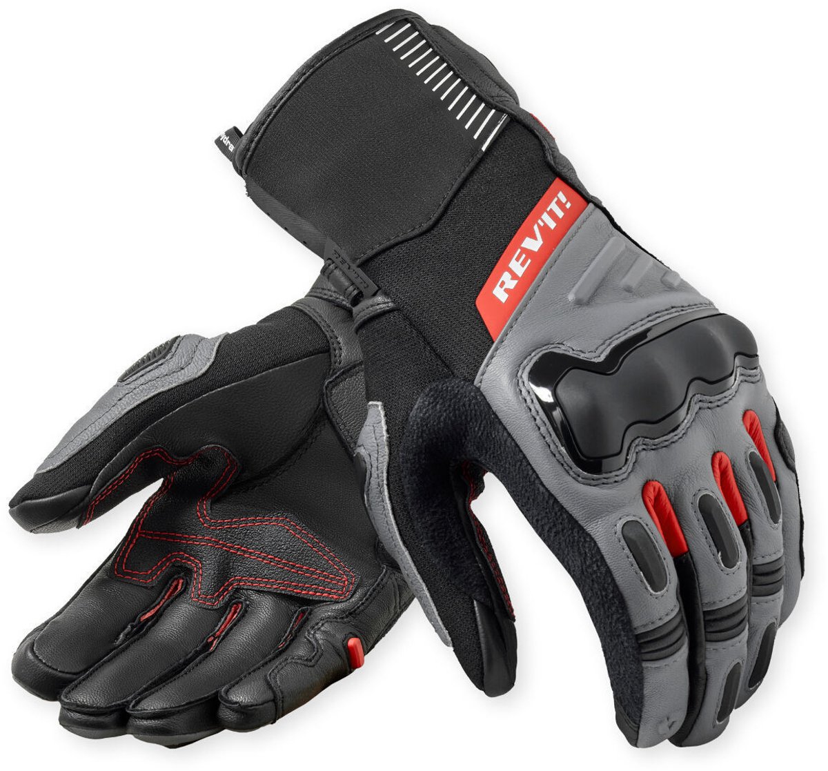 REV’IT! Sand 5 H2O Zwart Grijs Handschoenen - Maat XXL - Handschoen