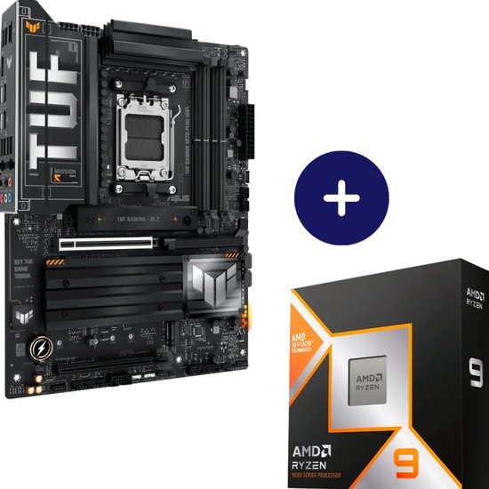 Azerty Combokit ASUS 9950X3D - Combokit AMD Ryzen 9 9950X3D - ASUS TUF Gaming X870-PLUS WiFi