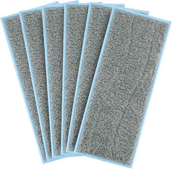 Serpillière en microfibre - Lot de 6 pour Irobot Braava M6 - Chiffons de nettoyage en microfibre - Lingettes de nettoyage humides - Chiffons de nettoyage