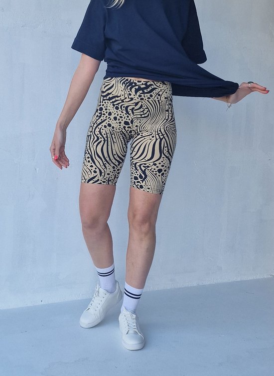 Biker shorts animalprint | travelstof | S
