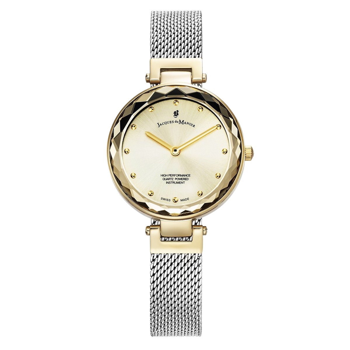 Jacques du Manoir - Selena Champagne - JWL04304 - Dames - Horloge - Ø31