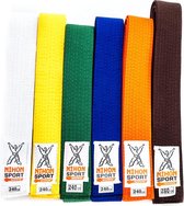 Budo- en judobanden Nihon | stevige kwaliteit | div. kleuren - Product Kleur: Bruin / Product Maat: 280