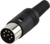 DIN 8-pins (m) connector