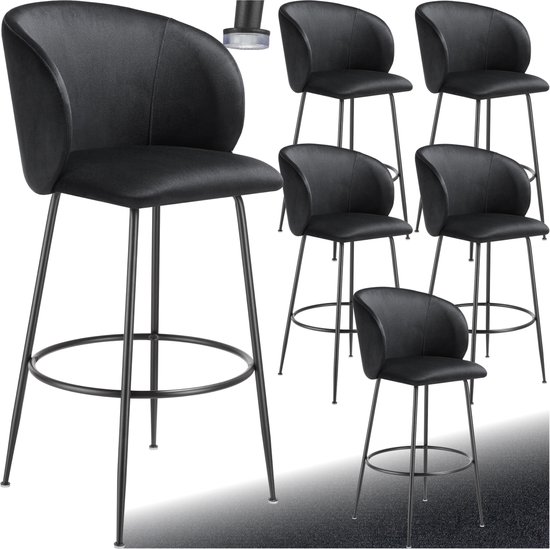 Kamyra® Industriële Barkruk - Set Van 2 Barkrukken - Barstoelen met
