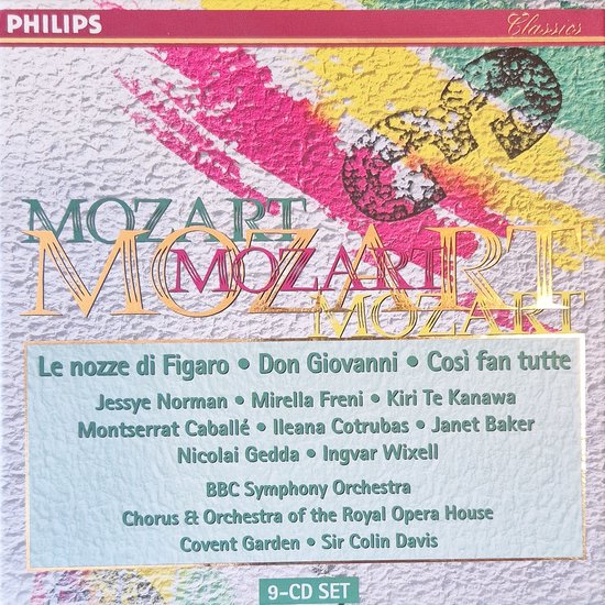 Mozart: Le nozze di Figaro, Don Giovanni, Cosi fan tutte / Sir Colin Davis