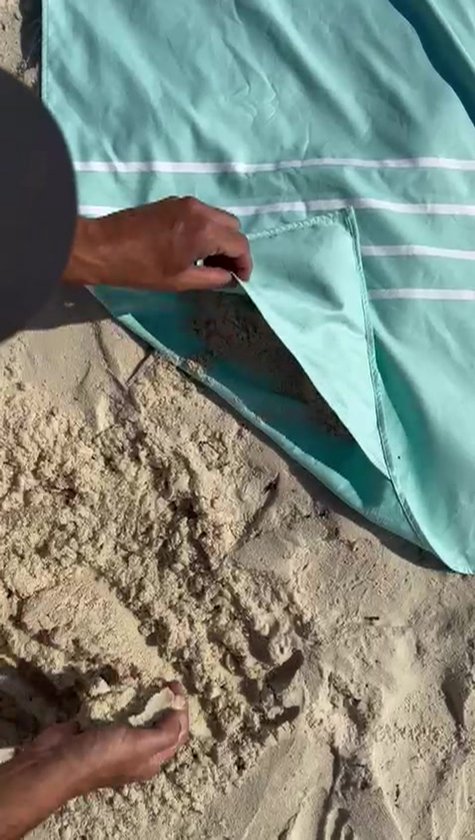 Strandlakens XXL van ultra zachte microvezel - B.V