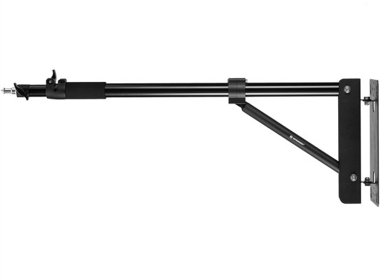 Bresser Muurbeugel - WB-148 - Verstelbare Muurbeugel - 79 cm tot 148 cm - Zwart