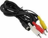 Dolphix Composiet AV kabel voor SEGA Mega Drive 2, Genesis 2 en Genesis 3 - 1,5 meter