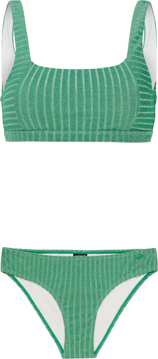 Protest Prtnancy – Bralette bikini set Dames – Gespsluiting – Uitneembare vulling Groen