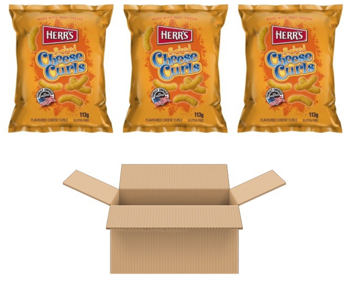 Herr's Cheese Curls (3x113Gr)