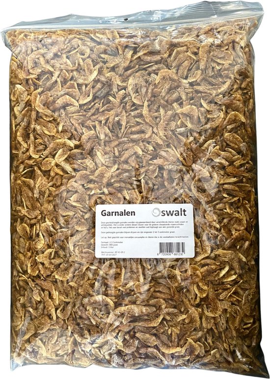 Oswalt Garnalen - Gedroogd - 5 Liter - Schildpaddenvoer