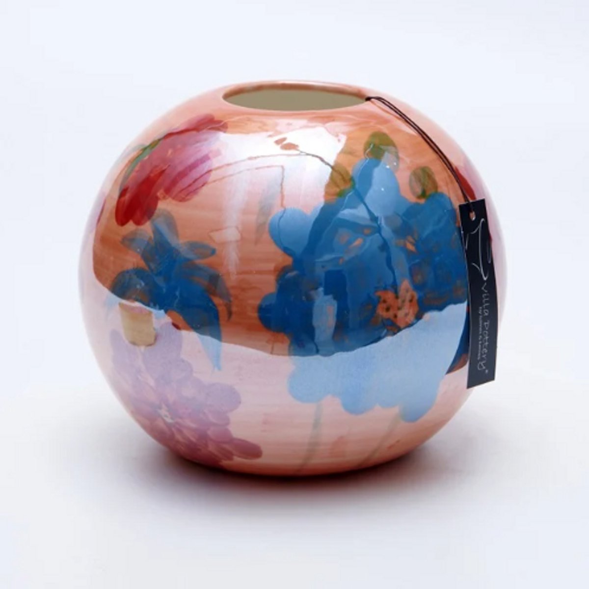 Irishflowers Vaas - Villa Pottery - Decoratie - Woondecoratie - Porselein - Waterdicht - Magic Ball C Oranje