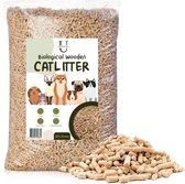 Ustratics Houtkorrel Kattenbakvulling 1 x 10KG (20L) - Biologisch afbreekbare houtkorrels - 100% Natuurlijk