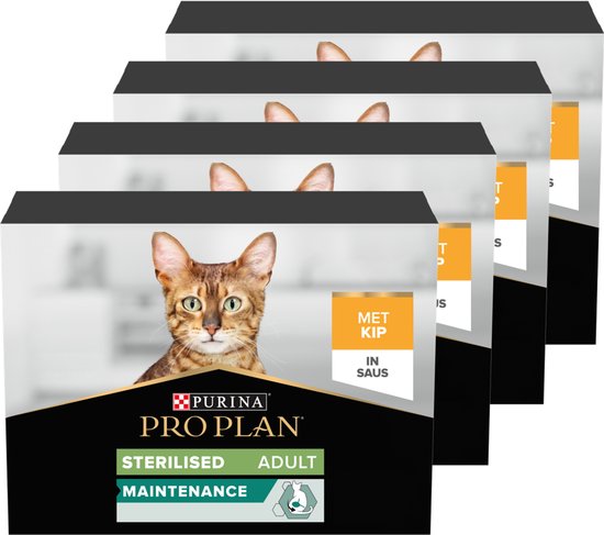 Pro Plan Cat NutriSavour Sterilised Multipack - kattenvoer - Kip 40x85 g