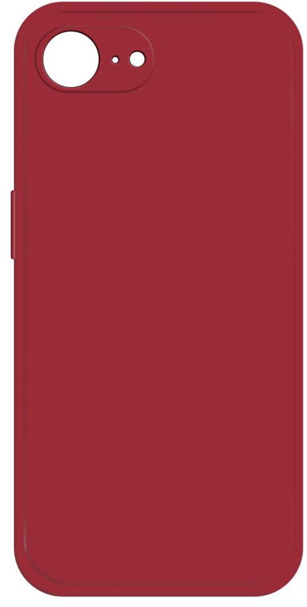 Hoesje voor Apple iPhone 16e - Phonesta Color Silicone Back Cover - Bordeaux