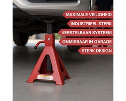 Ragnor Assteunen Set - 12 Ton Krik - Verstelbaar - Veilig en Stevig