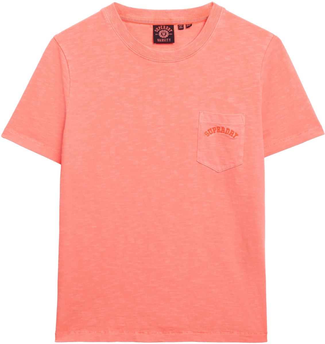 Superdry ESSENTIAL LOGO GD POCKET TEE Dames T-shirt Roze