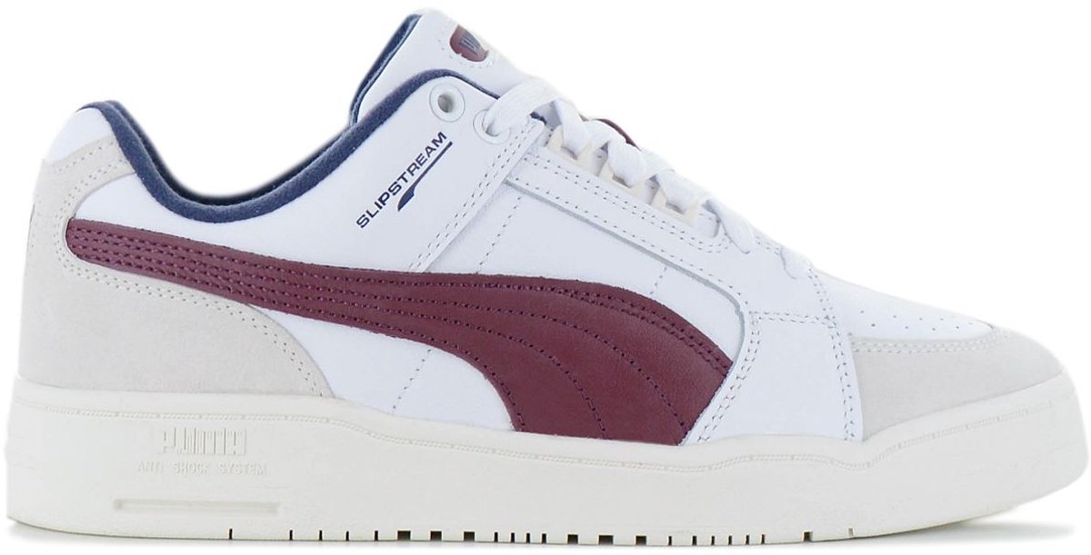 PUMA Slipstream Lo Retro Heren Sneakers Schoenen Leer 384692-10 Wit