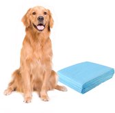 COSTWAY Tapis d'entraînement pour chiens, conception étanche à 5 couches, tapis pour chiots, tapis hygiéniques, tapis jetables, tapis PIPI, tapis d'entraînement pour chiots (100 pièces, 75 x 90 cm)